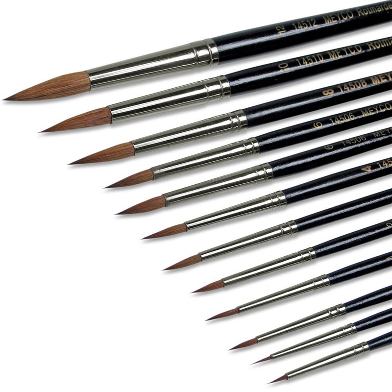 Rotmarder Pinsel In Verschiedene GrÃ¶ÃEn