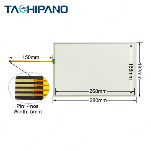 6AV2 124-0MC01-0AX0 Touch Panel for 6AV2124-0MC01-0AX0 TP1200 + Front Overlay