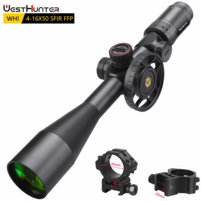 WestHunter WHI 4-16x50 SFIR FFP Hunting Rifle Scopes First Focal Plane Sights