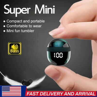 Sleep Invisible Earbuds Mini Tiny Headphones Hidden Wireless Bluetooth Headset