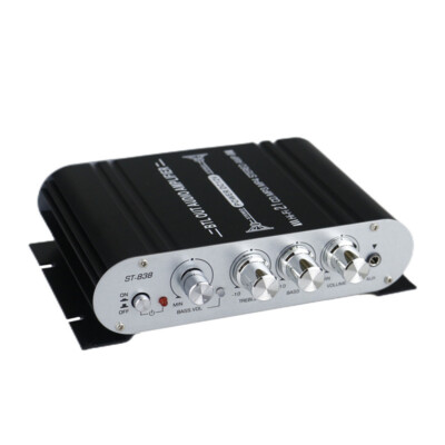 400W 12V 2.1Channel Powerful Stereo Audio Power Amplifier HiFi Bass Amp Car Home
