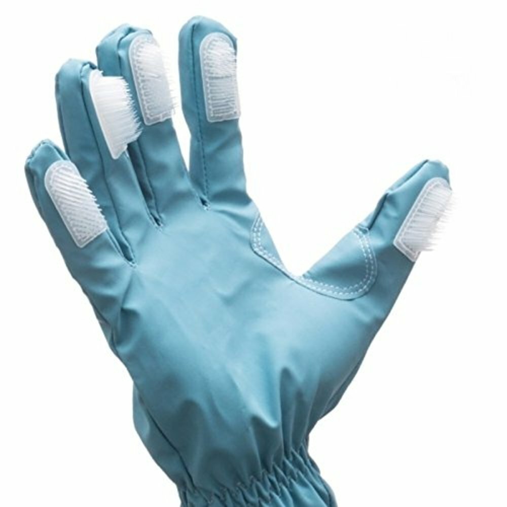 Washing Up Gloves with Bristles Dish washing Scrubber Washing Up