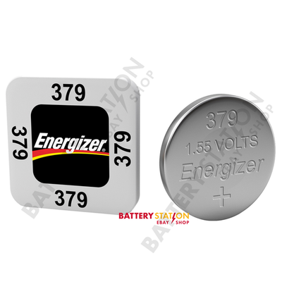Energizer 379 SR521SW 1.55V Silver Oxide Watch Batteries *Genuine Energizer*