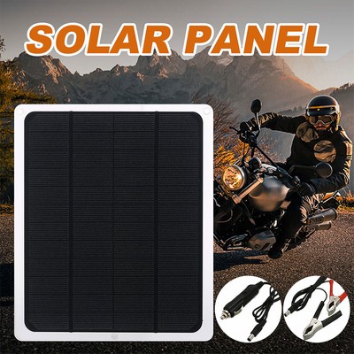 50W 12V Solar Panel Trickle Battery Charger Kit Maintainer Boat RV Car Vehicle