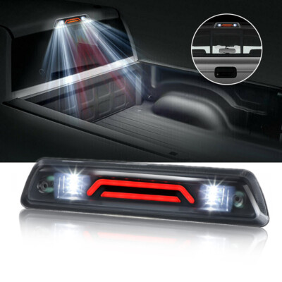 For 09-14 Ford F-150 LED Truck 3rd Brake Light Red Tube Smoke Housing Cargo Lamp