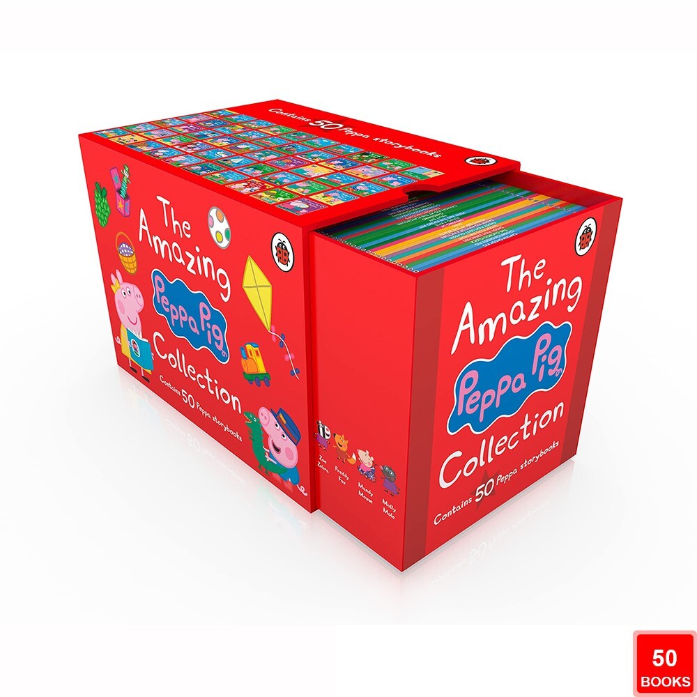 Peppa pig 52冊 The Amazing Peppa Pig Collection 50 Books Box Set By
