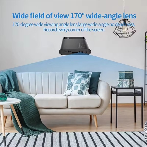 Mini Hidden Camera HD 1080P 10000mAh Power Bank Mini Security Wireless Nanny Cam - Image 5