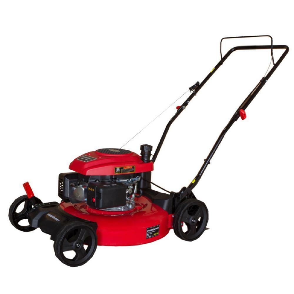 Push Lawn Mower Mulcher Heavy Duty Adjustable Height Grass Cutter