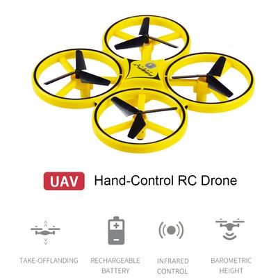 hand control rc drone