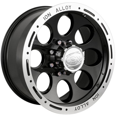 16x10 Black Alloy Ion Style 174 Wheels 8x170 38 Lifted FORD F250 F350