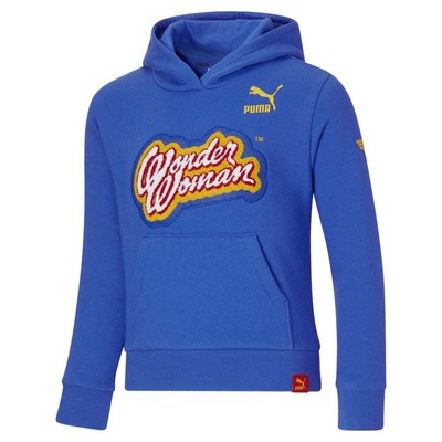 

Puma Jl X Pullover Hoodie Youth Boys Синяя повседневная верхняя одежда 858549-01, Синий