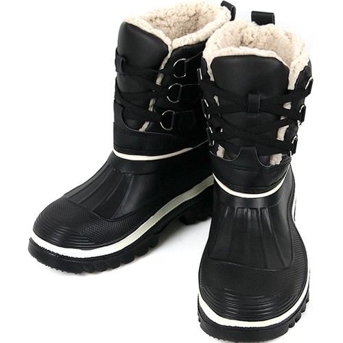 Sz. 12 Leather Rubber Mens 3M Thinsulate Winter Boots  display picture 1