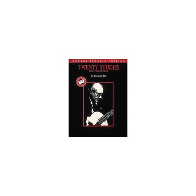Edward B. Marks Music Co Andres Segovia 20 Studies for Guitar Transcribed Book
