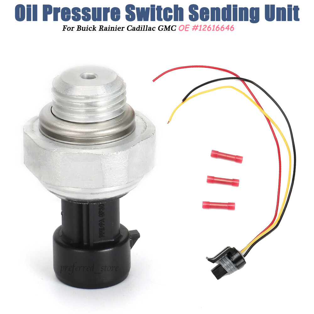 Pressure Sensor Unit Sending W/connector For Chevy Silverado 1500 Gmc Hummer