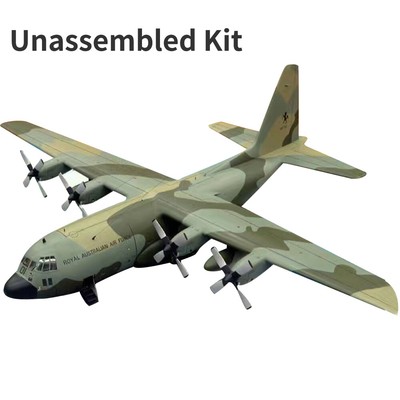 DIY 1:50 USAF C-130 Hercules Transport Aircraft Handcraft 3D Paper Model Plane f