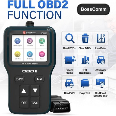 OBD2 Scanner Automotive Code Reader Car Check Engine Fault Diagnostic Tool US