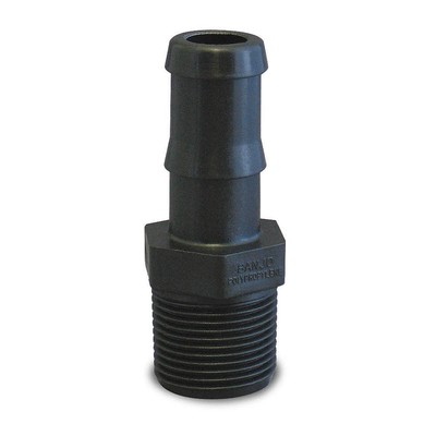 BANJO HB075 Barbed Hose Fitting,Hose ID 3/4'',NPT 3DTR2