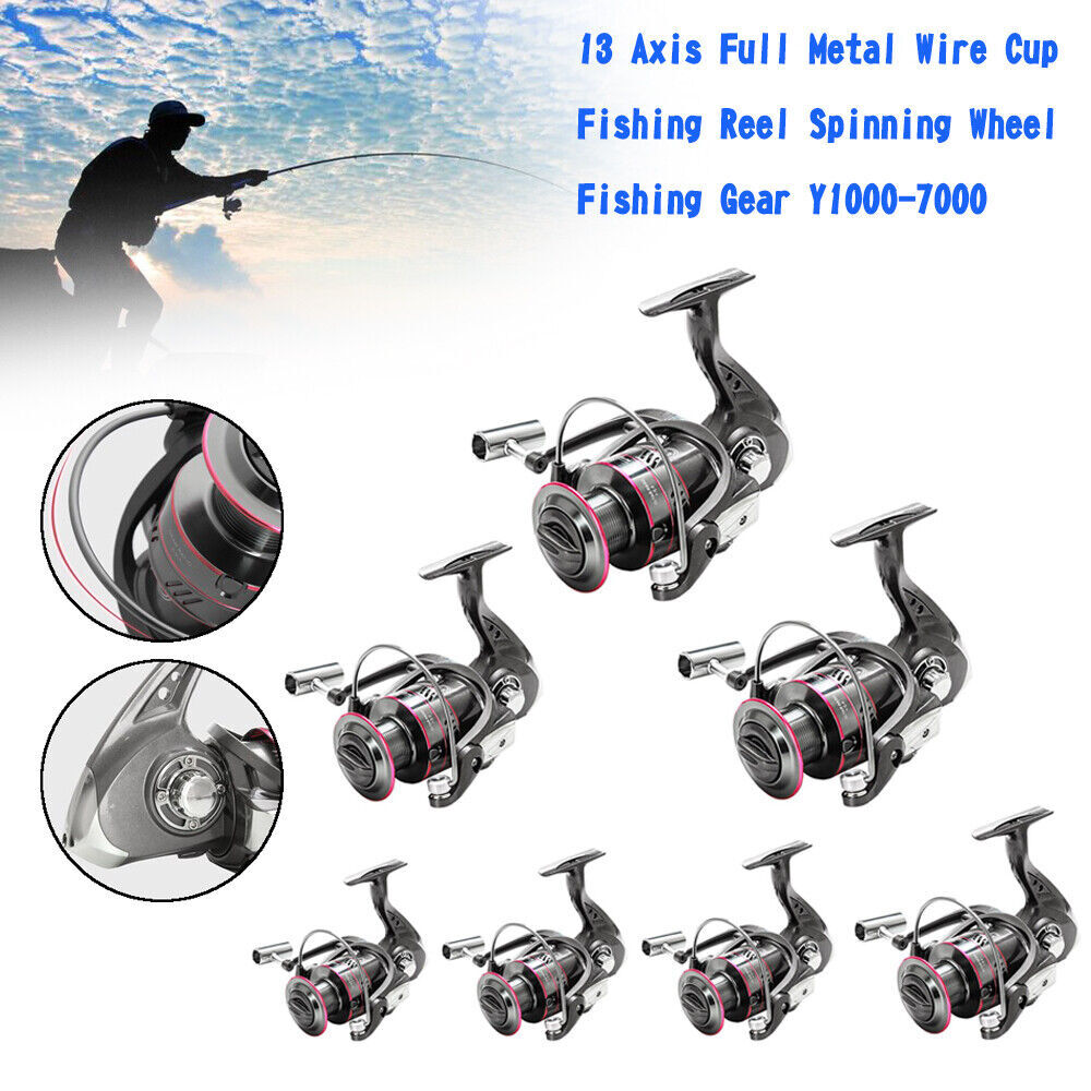 Axis Full Metal Wire Cup Fishing Reel Spinning Wheel Fishing