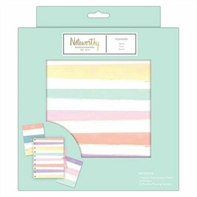 Noteworthy Pastel Hues Vintage Stationery Collection A5 Planner