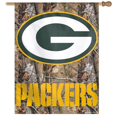 Вертикальный флаг Green Bay Packers Camo 27 X 37