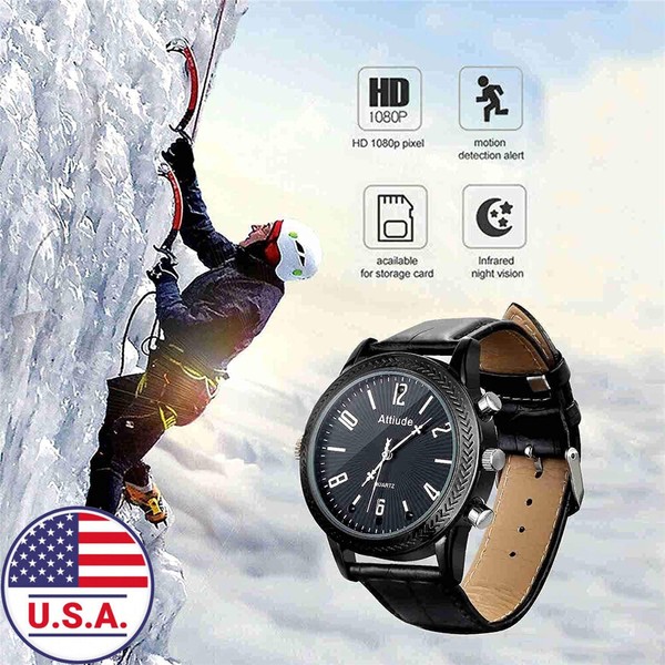 US 32GB Watch Bracelet Camera Video Recorder 1080P HD DVR Mini Security Cam