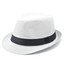 Mens Fedora Hat Trilby Summer Beach Sun Straw Hats Men Womens Panama Cap Brim UK