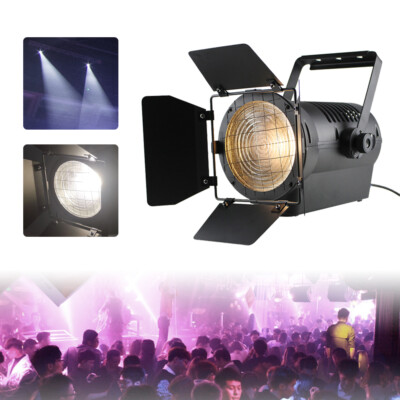 200W DMX-512 LED Spotlight LCD Display Stage Studio Lighting Lamp Linear Dimming