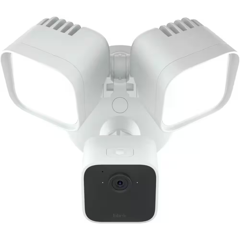 Blink Wired Floodlight Camera HD Security Camera 2600 Lumen Motion Light White