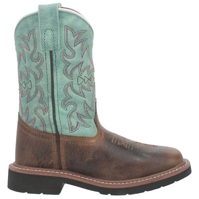 

Ботинки Dan Post Nia Tooled Inlay Square Toe Cowboy Toddler Girls Blue Casual Boo, Синий, Dan Post Boots Nia Tooled Inlay Square Toe Cowboy Toddler