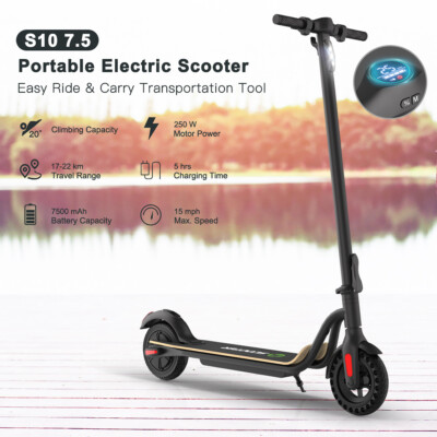 Megawheels S10-7.5 Foldable Aluminum E-scooter City Electric Scooter Used