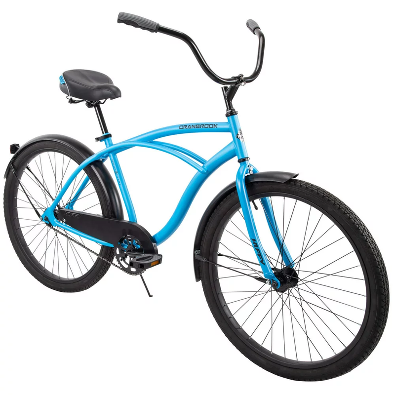 Huffy 26" Cranbrook Men's Cruiser Bike Perfect Fit Frame -Matte Blue