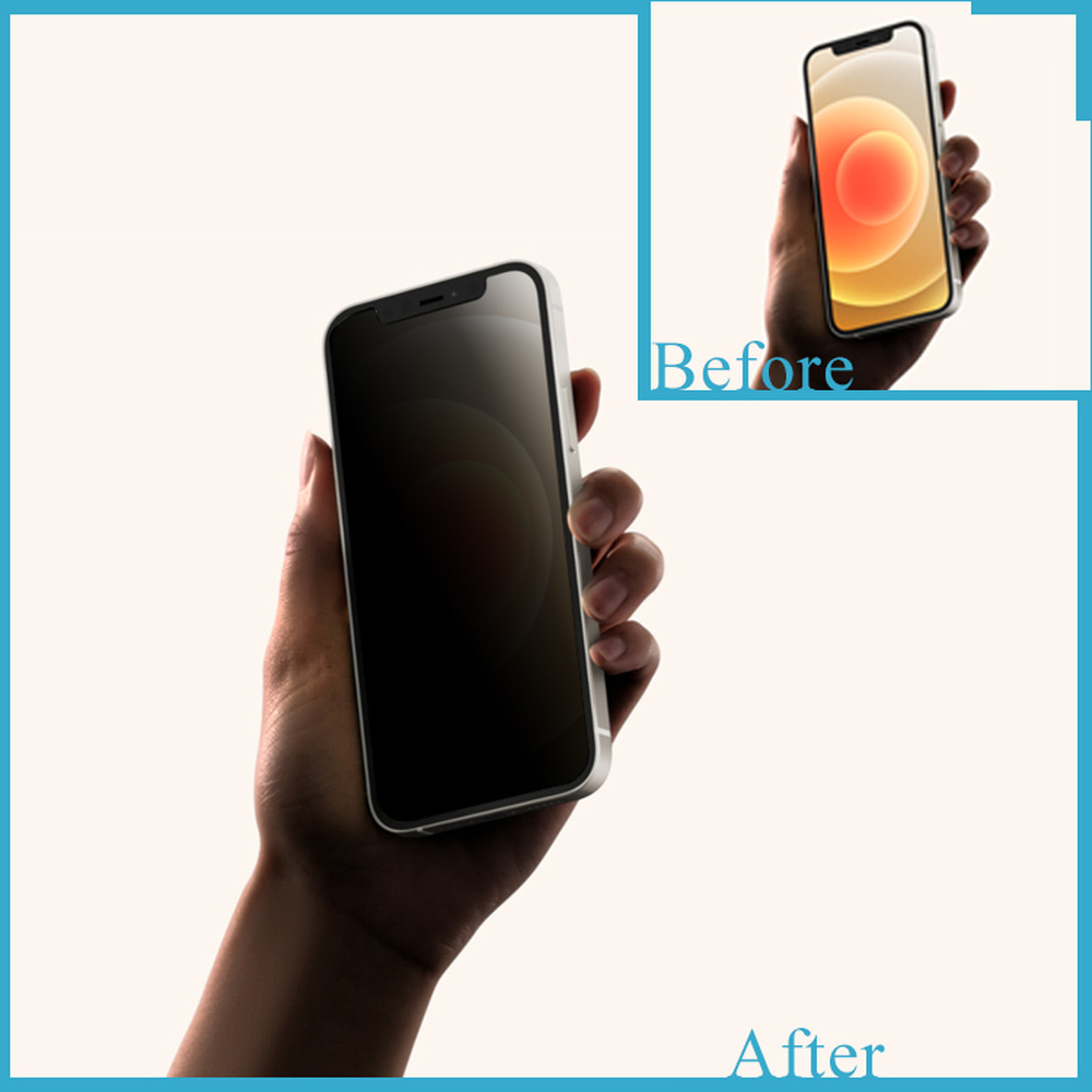 For iPhone 14 13 12 11 15 Max X XR 8 Privacy Tempered Glass Screen Protector Lot