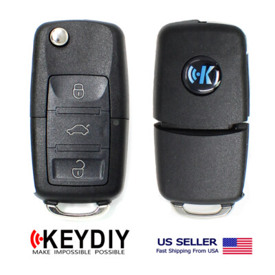 KEYDIY KD Car Flip Key Remote VW Type B-Series 3 Buttons B01-3 for KD-X2