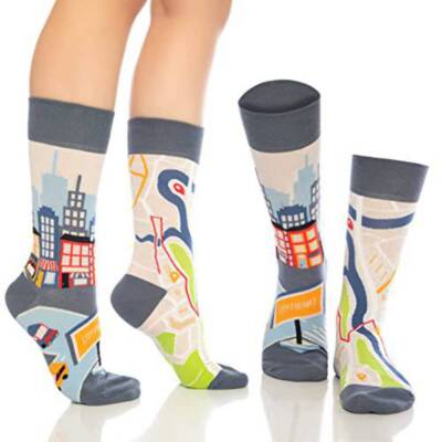 Bambooven Men & Women Fun Dress Socks – (6 Pairs)
