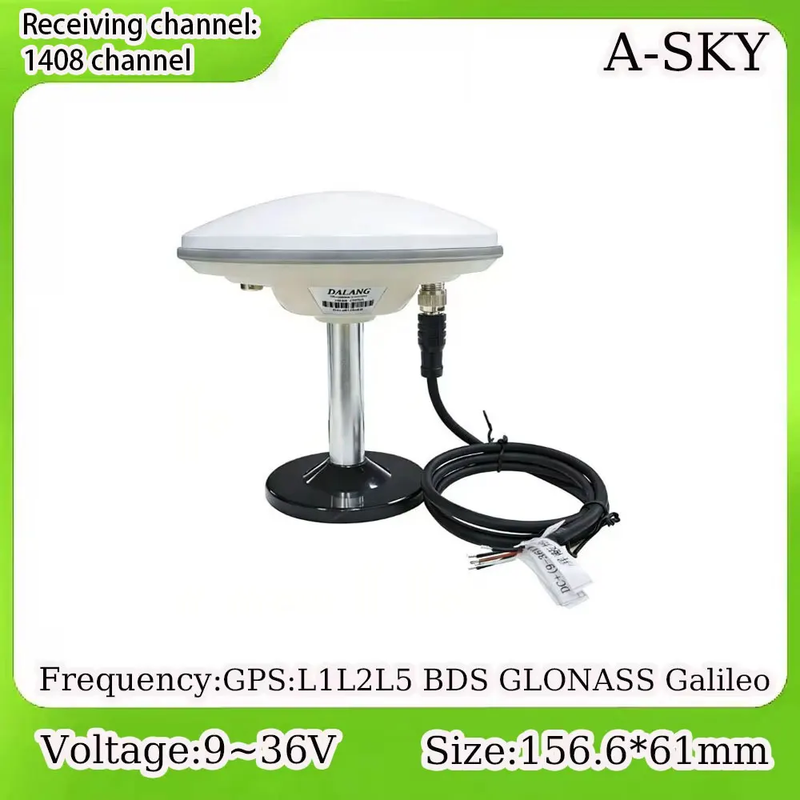GNSS RTK Receiver with L1/L2/L5 Multi-Band, Centimeter-Level Positioning | Bluet