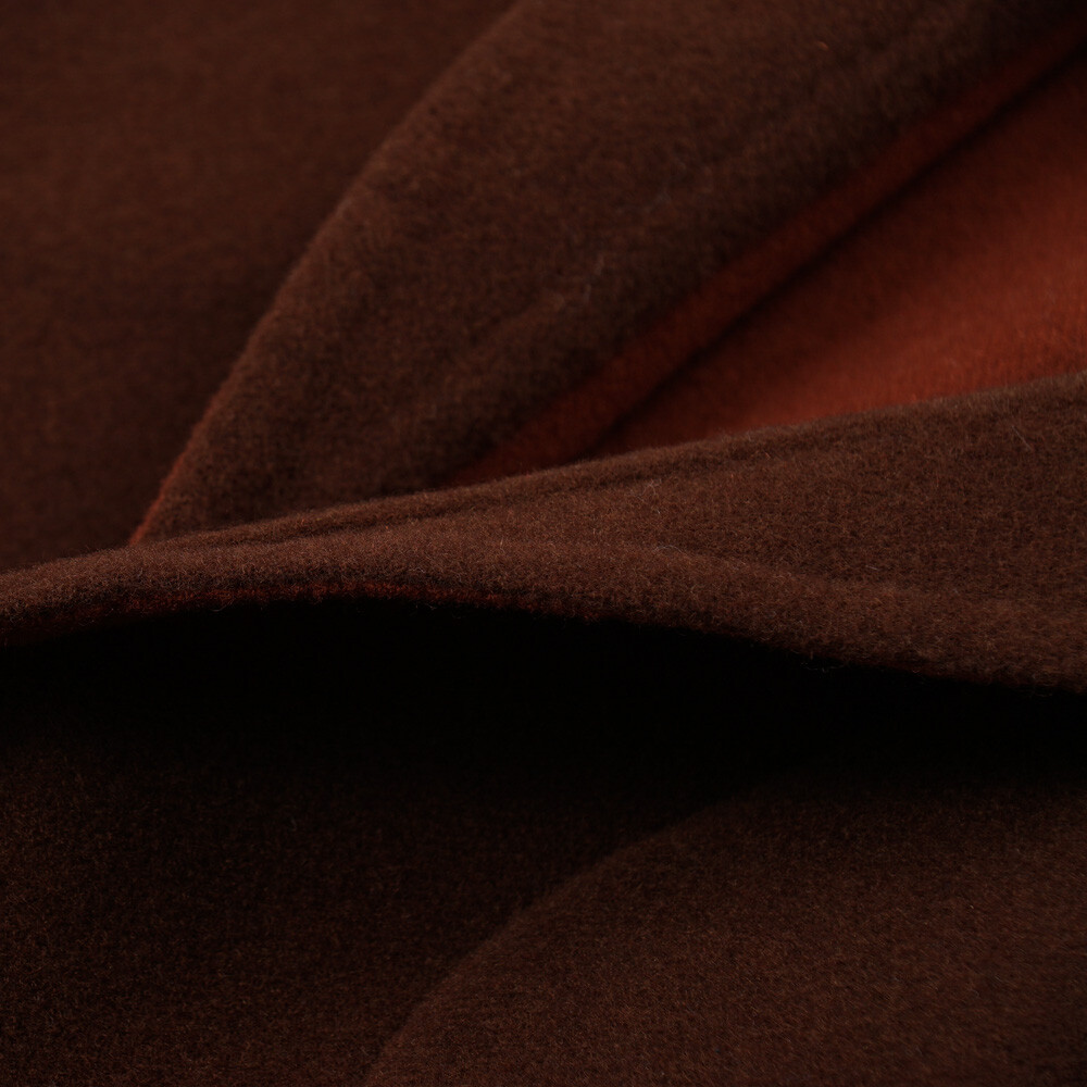 Pre-owned Belvest $2395  Reversible 'double Jacket' Wool Sport Coat 40 R Brown-orange