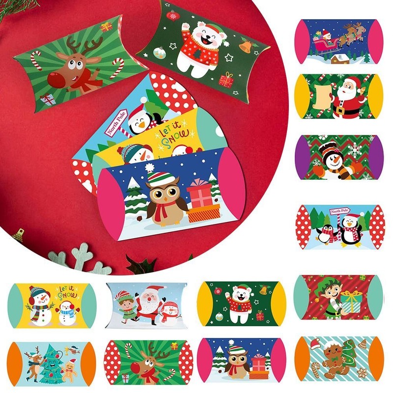 Candy Bag Gift Wrap Christmas Gift Treat Boxes