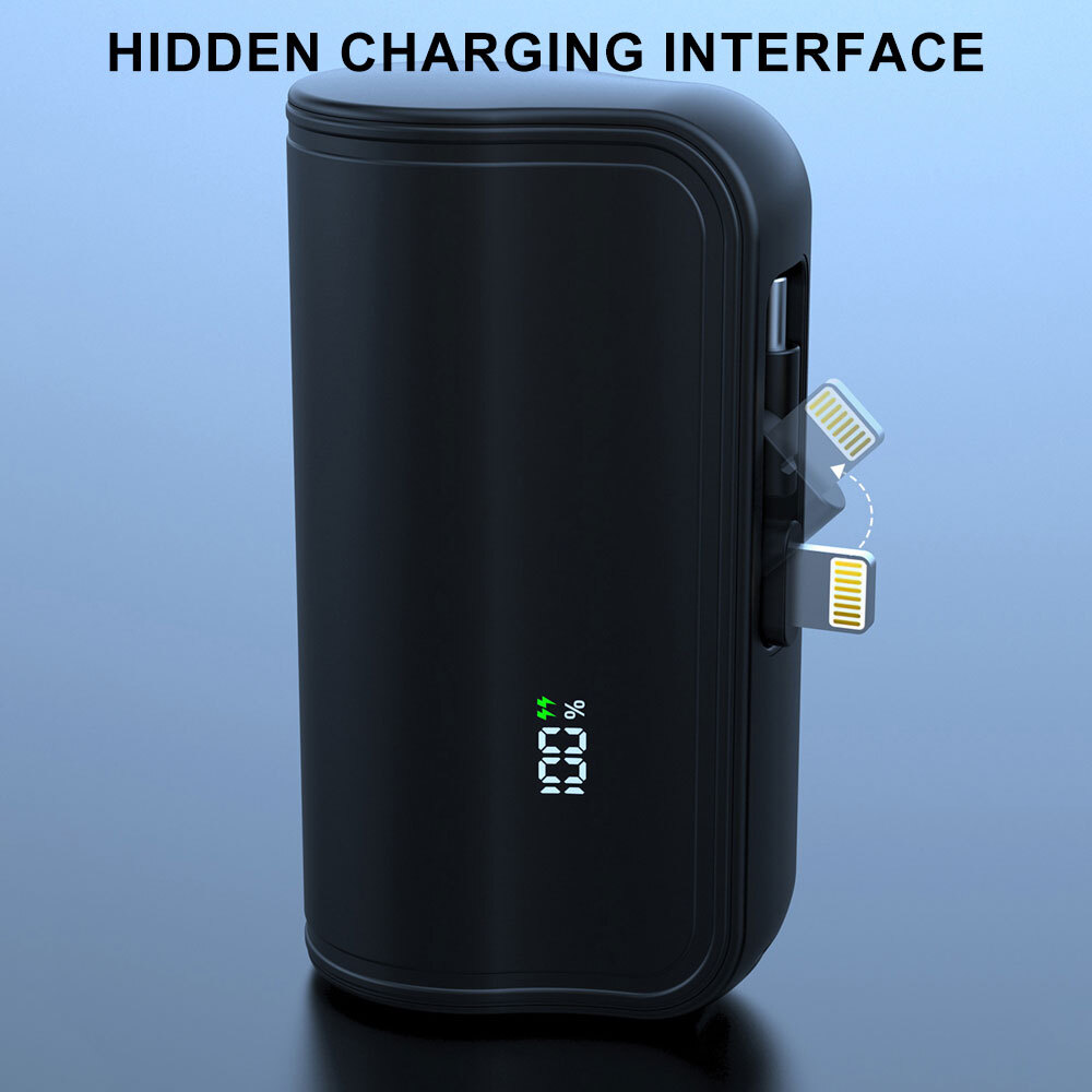 10000mAh Mini Power Bank Fast Charging Portable External Battery Backup Charger