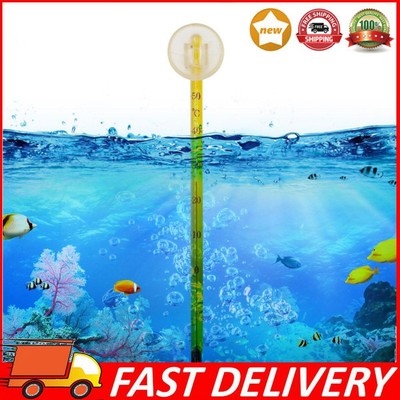 Aquarium Thermometer Schildkröte Aquarium Glas Temperaturmesser Saugnapf DE