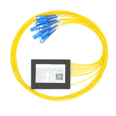 SC UPC 1x8 Fiber Optic PLC Splitter Singlemode SM Fiber pigtails FBT Splitter