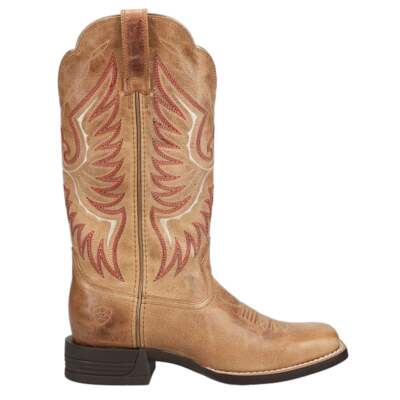 

Женские коричневые повседневные ботинки Ariat Rockdale Square Toe Cowboy 10044415, Коричневый, Ariat Rockdale Square Toe Cowboy