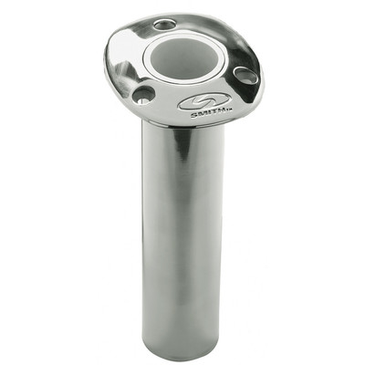 CE Smith 70-Series 9'' Flush Mount Rod Holder 0 Degree Bar Bottom Stainless Steel
