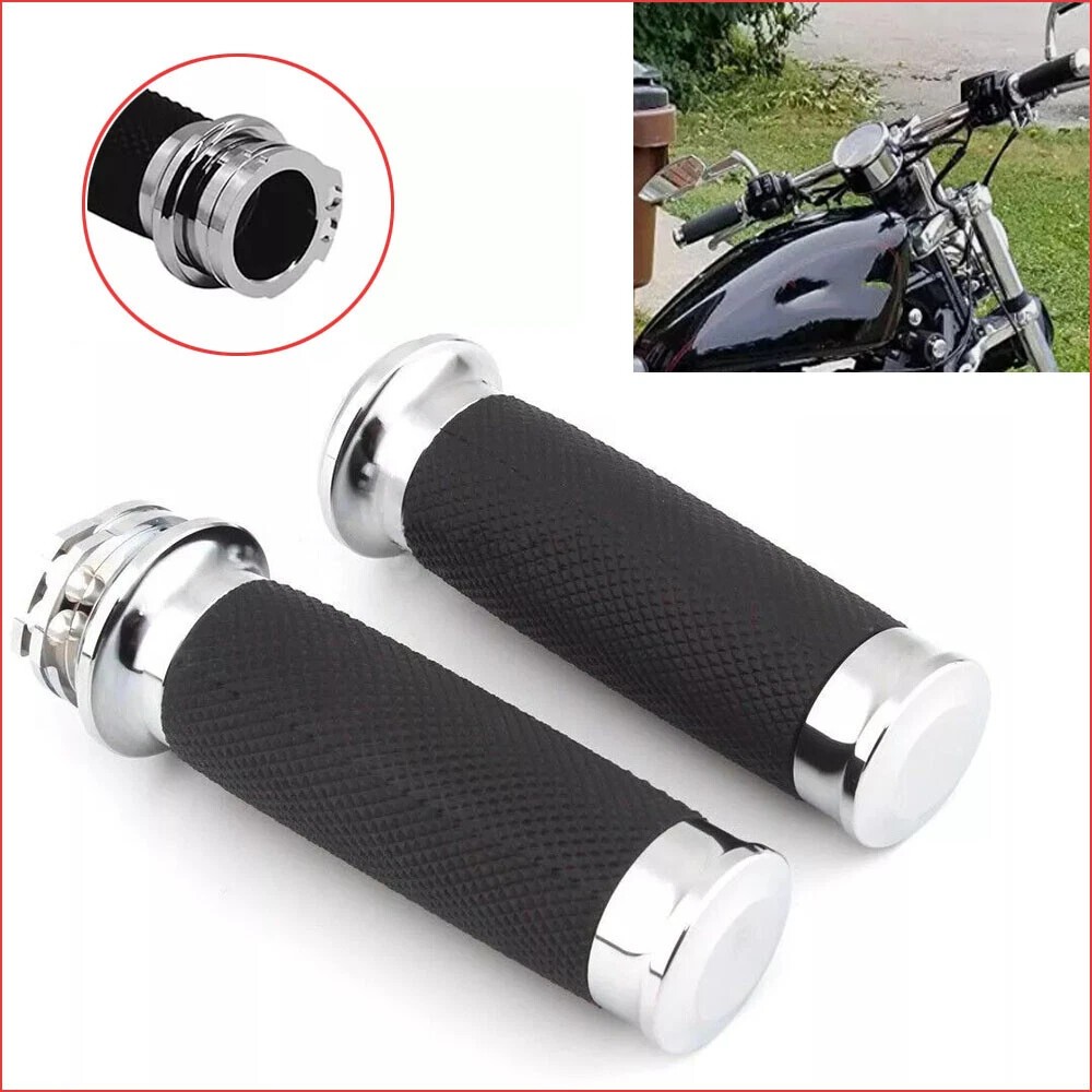 1" Inch Motorcycle Handle Bar Hand Grips Fit for Dyna Convertible FXDS 1994-2000