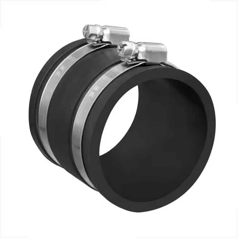 2-1/2 In. Dust Control Flex Cuff with Hose Clamps for Dust Collection Systems