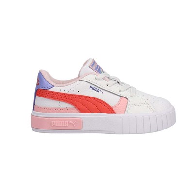 Puma Cali Star Rainbow Sunset Toddler Girls Белые кроссовки Повседневная обувь 3887450