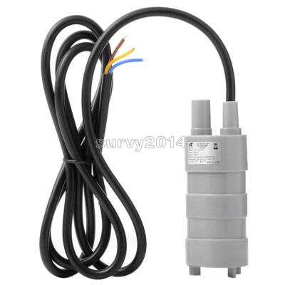 12V DC 1.2A Micro Submersible Motor Water Pump 5M 14L/Min 600L/H 6-15V Useful