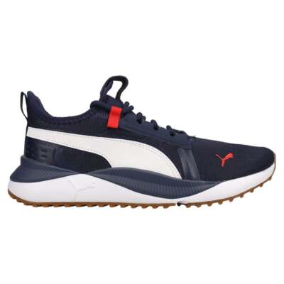 

Мужские синие кроссовки Puma Pacer Future Lace Up Повседневная обувь 384634-04, Синий, Puma Pacer Future Lace Up