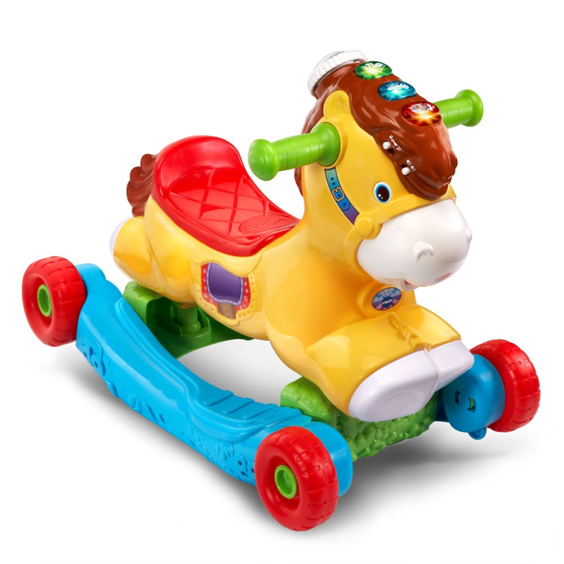 Kids Rocking Pony Interactive Ride-On Horse Toddler Toy Gift for 1 2 3 Year Olds