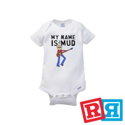 Primus Les Claypool Gerber Baby Onesie  Cotton Unisex White Short Sleeve