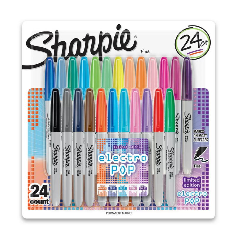 Assorted Colors School Office 24 Count